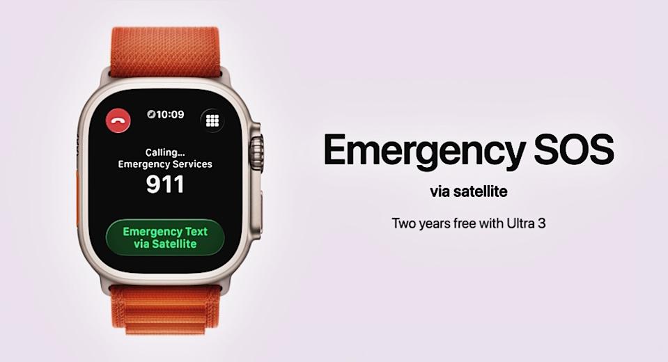 Apple Watch Ultra 3：衛星警報發送求救訊號