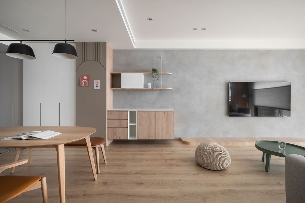 大地色系；住宅；室內設計