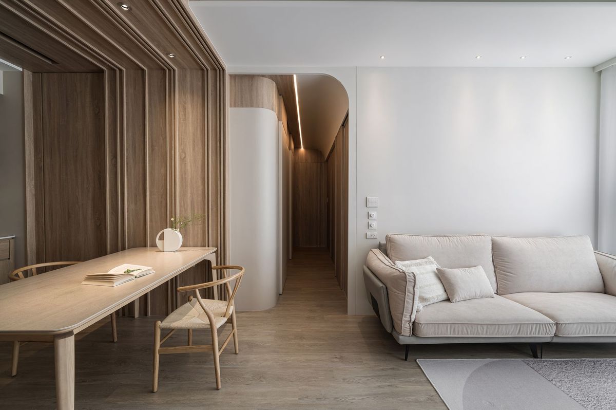 大地色系；住宅；室內設計