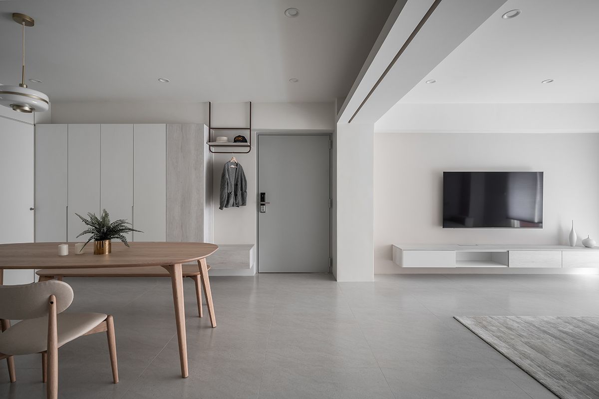 極簡風設計；住宅；室內設計