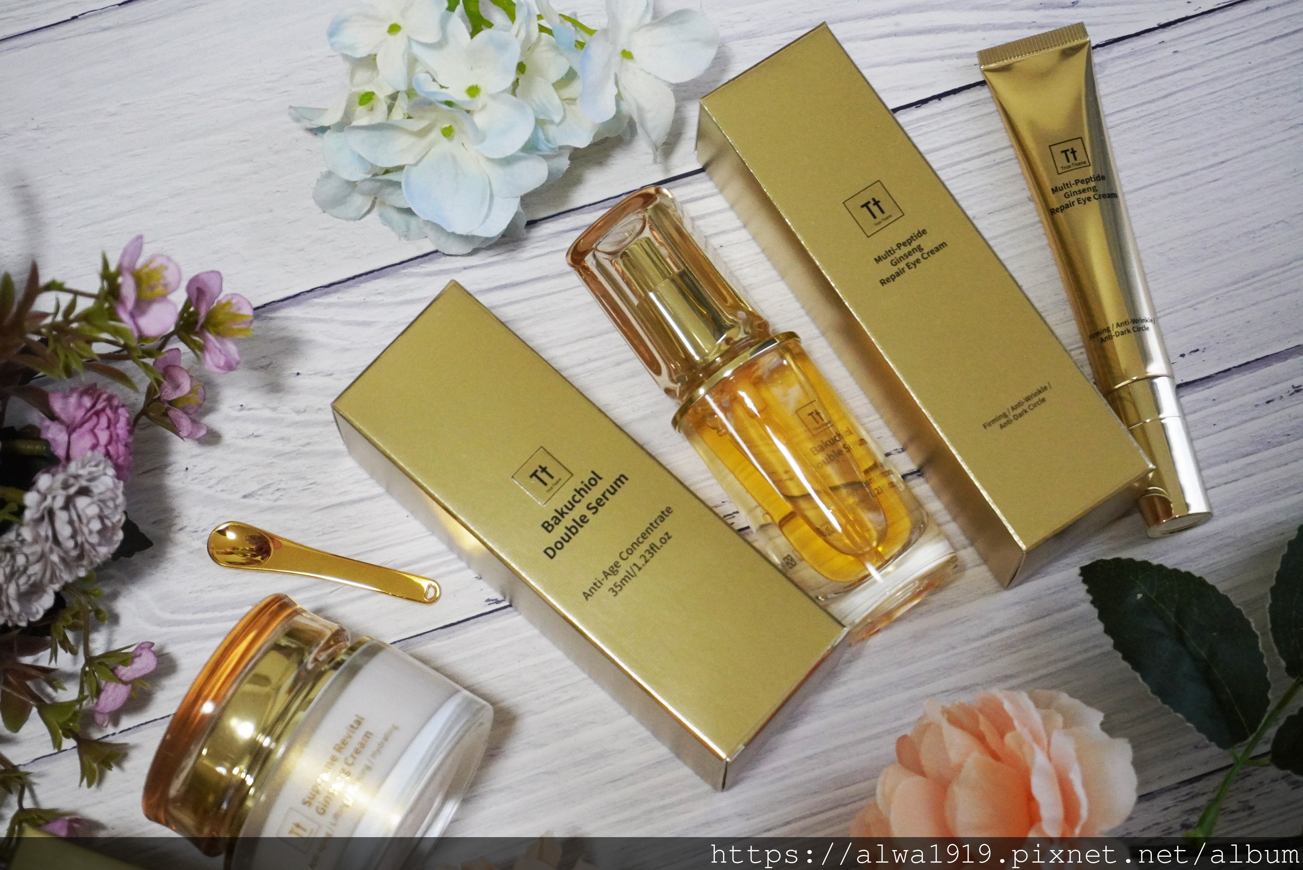 42 + 抗初老本命套裝｜TRUE TISANE 人蔘頂級撫紋三件組，漢方植萃輕盈抗老，全膚質安心用