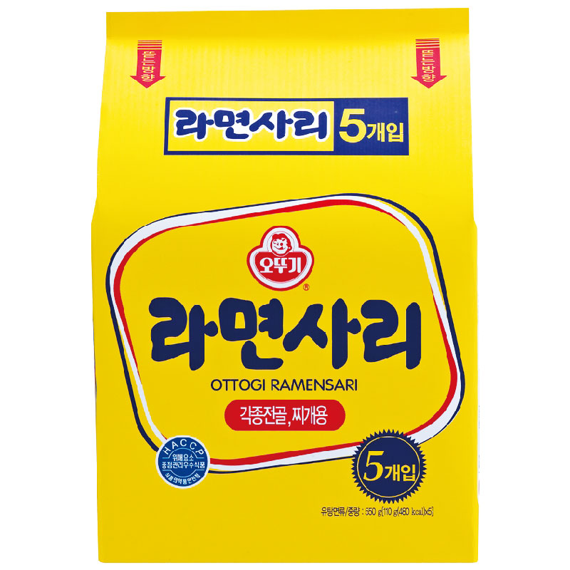 宅配開箱｜韓國不倒翁Q拉麵（純麵條）110g x 5包組：Q彈帶勁，湯頭自己搭更自由！