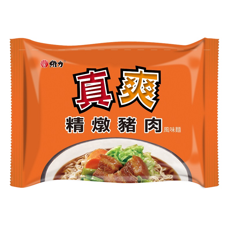 【開箱實測】半夜肚子餓的好朋友！「真爽精燉豬肉風味麵」到底多真爽？